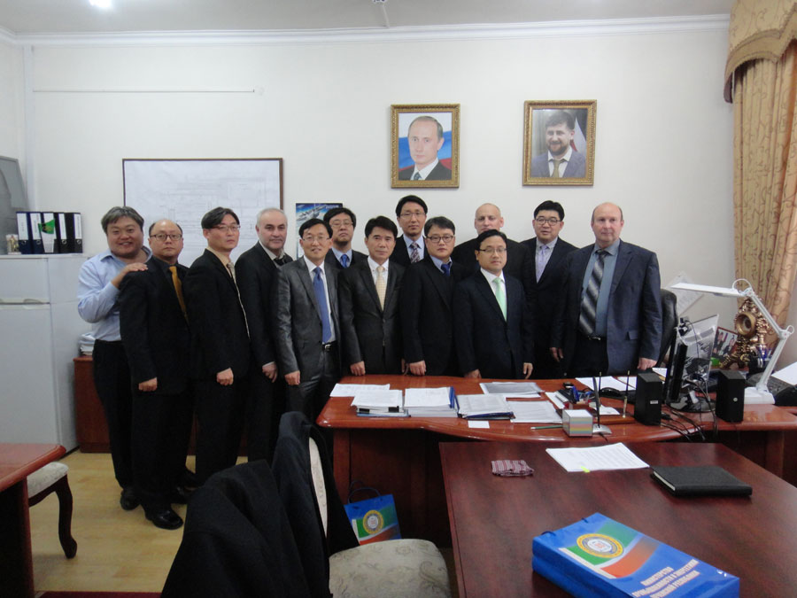 Минпромэнерго Чечни, встреча с представителями Республики Южная Корея