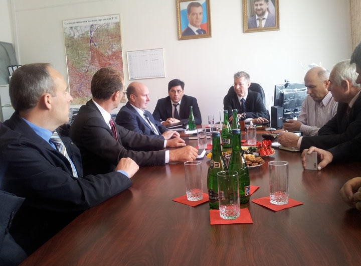 Совещание в Минпромэнерго Чечни с участием зарубежных инвесторов из Германии